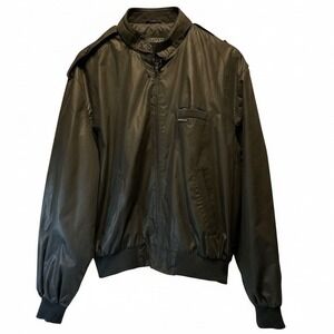 Members Only Mens Black Classic Racer Jacket Size‎ Large/XL 42 Zip Front Pockets